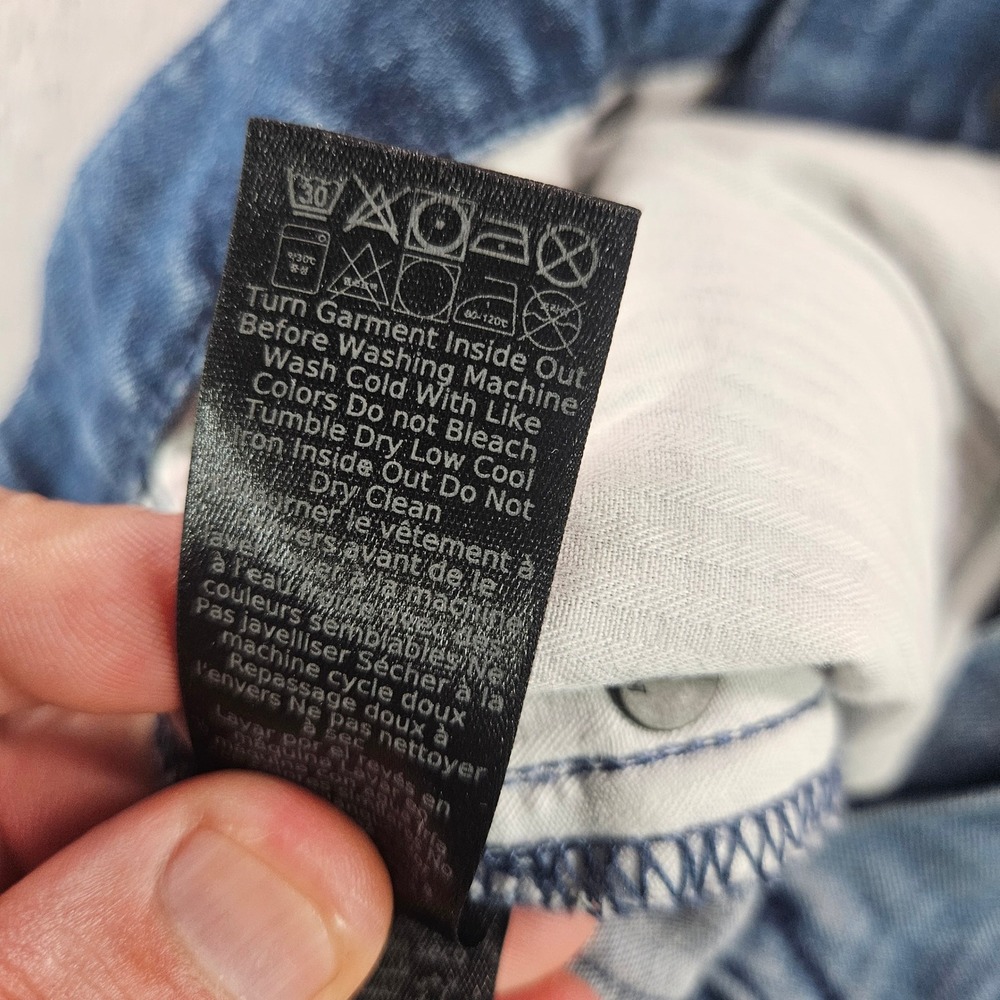 John Varvatos USA Bowery Slim Straight Jeans Blue Medium Wash 28 J306DW1B NEW - Picture 7 of 13